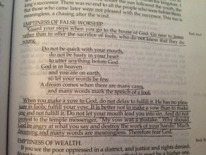 May 29 2014 empty words