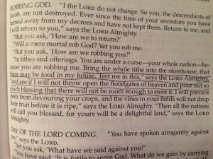 Oct 5 Robbing God 2014