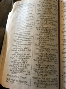 Proverbs 2 1st page