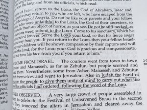 July 4 he gives unity 2015