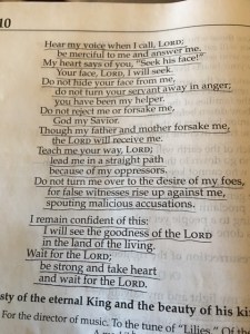May 10 Psalm 27 2016 b