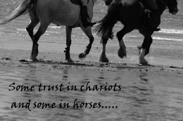 some trust in chariots